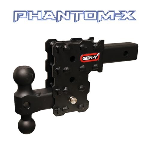 Phantom X 5" Drop Hitch Ball Mount 2.5" Receiver 16 (5" Drop)