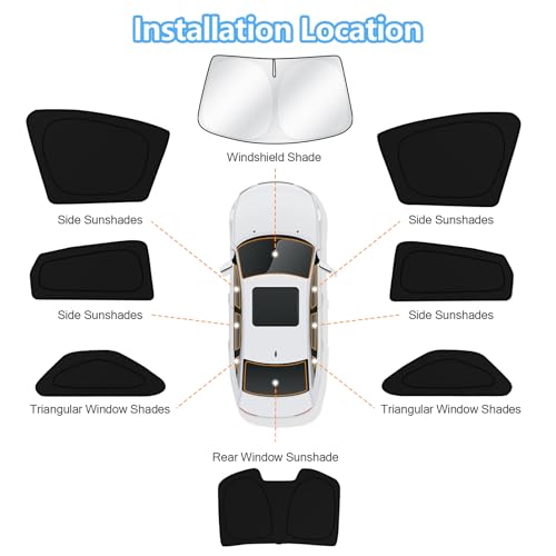 Car Window Shades for Honda Accord 2018 (FOR | Accord 2018-2022 (8pcs))