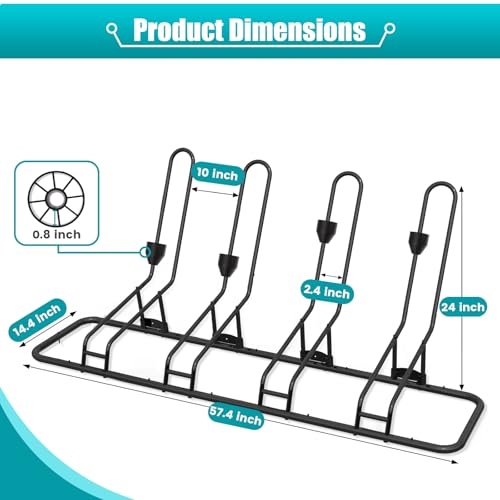 Floor Bike Stand (for 4 Bikes)