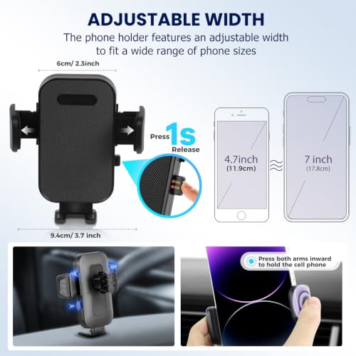 Car Phone Holder Fit for Toyota Camry 2025 (For Toyota Camry 2025-2026 12.3inch)