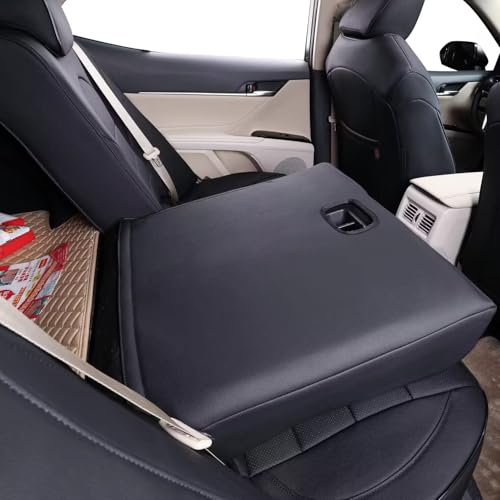 Car Seat Covers for Toyota 2018 (Leatherette(Black/Gray) / 2018-2024 Camry Hybrid LE SE)