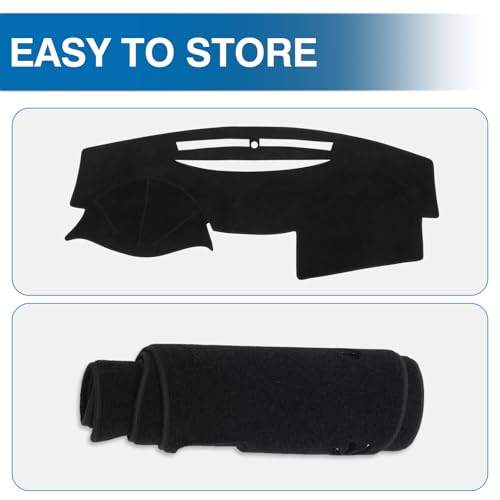 Black Dash Cover Mat for Toyota Camry 2007 (Camry 07-11(black))