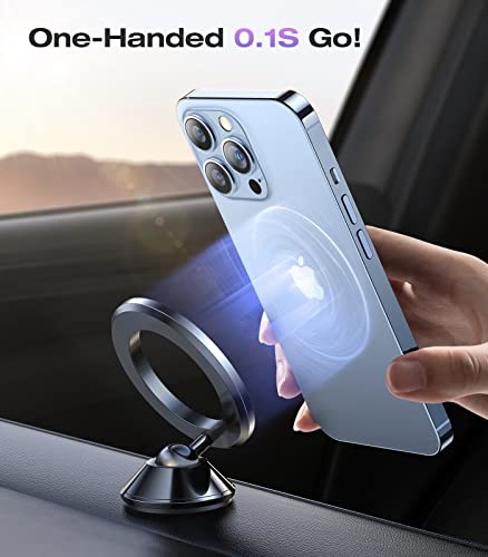 Ultra Mini for MagSafe Car Mount Magnetic Phone Holder for Dash (Violet-blue Gradient)