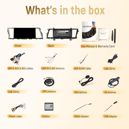 Android 13 Car Stereo for Toyota Highlander 2014