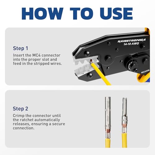 Crimping Tool for Solar Connectors