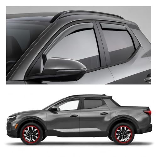 Window Deflectors Smoke Tinted In (For Santa Cruz 22-26)