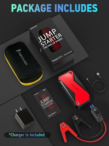 Peak 3000A 18000mAh Portable Car Jump Starter (Black/Red)