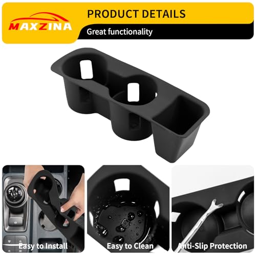 Cup Holder for 2022 (Compatible with 2022+ Ford Maverick Black)