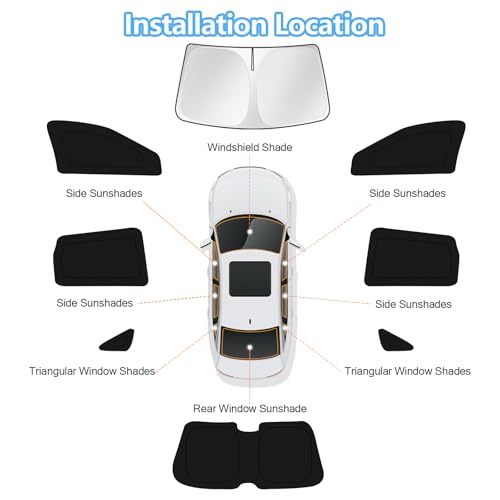 Car Window Shades for Honda CR (FOR | CR-V 2007-2011 (8pcs))