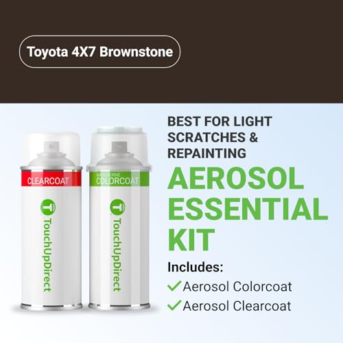 Car Paint Touch Up Spray Kit (Aerosol Spray - Essential Kit / Brownstone)