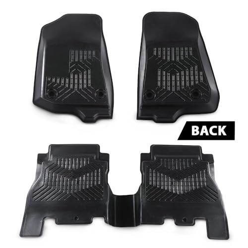 Floor Mats Fit 2018 (18-24|Fit Jeep Wrangler|3PCS)