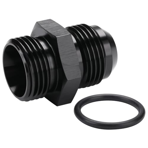 12AN Male Flare to 12AN ORB O (12AN to 12AN ORB / Black - 1PC)