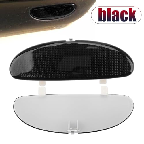 Front Inner Door Panel Reflector with Buckle for C5 Corvette 1997 (Black)