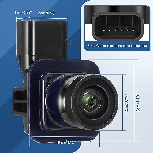 Rear View Backup Reverse Camera Parking Fit for Ford Escape 2014 2015 2016 (Fit for Ford Escape 2014-2016)
