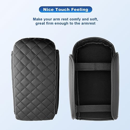 2024 2025 Trax Center Console Cover for 2024 2025 Chevy Trax Armrest Cover Middle Console Pad Arm Rest Cover 2024 Trax 2025 Accessories (w/ Pockets)