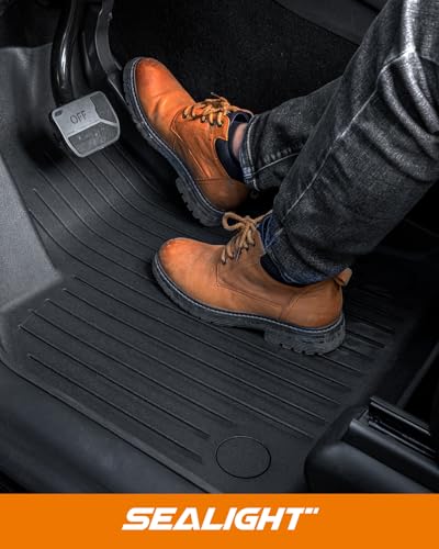 2024 2025 2026 Tesla Model 3 Floor Mats All Weather Full Set by SEALIGHT