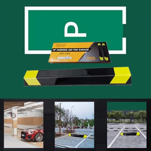 Heavy Duty Parking Aid for Garage (1 Pack 16"L x 1.25H)