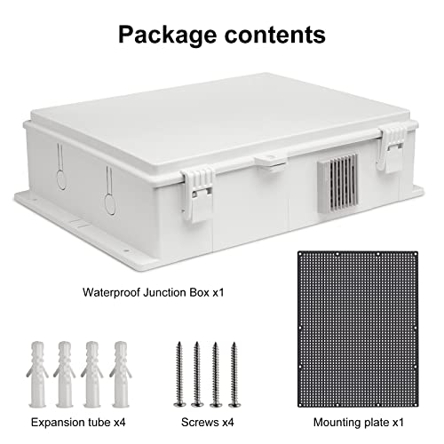 Outdoor Electrical Junction Box (15.7"H x 11"L x 4.1"W & Standard)
