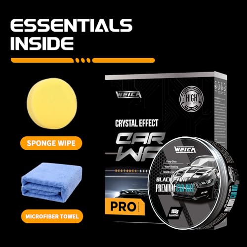 Car Wax for Dark Color Cars (black)