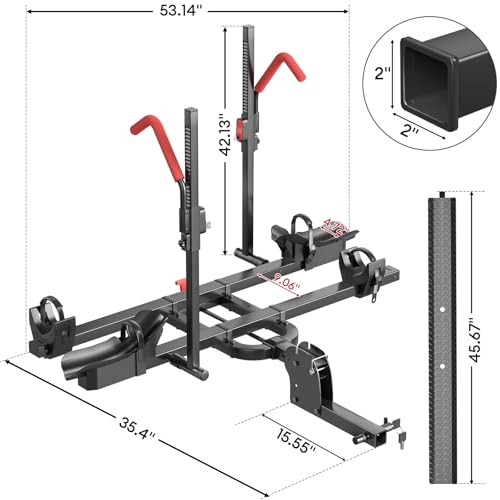 Hitch 2 EBike Rack with Ramp (Ebike Rack with Ramp)