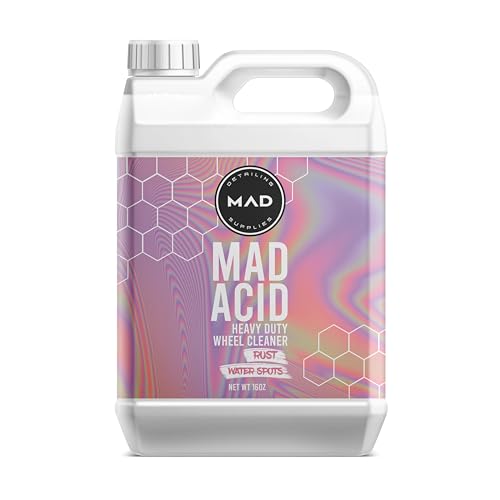 MAD Acid Heavy Duty Wheel Cleaner & Rim Cleaner (16 Fl Oz (Pack of 1))