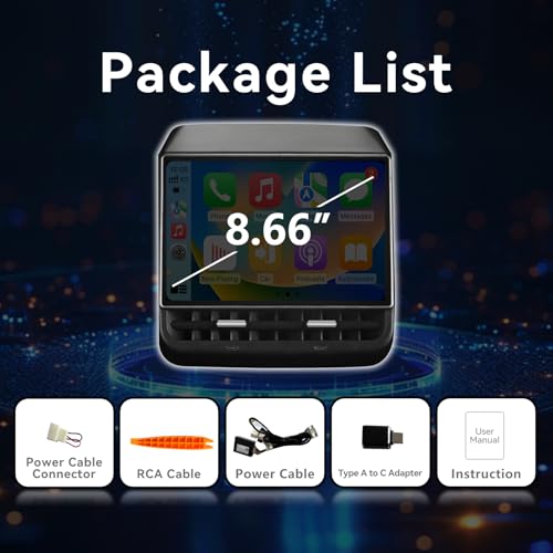 8.7" Rear Screen Compatible with Tesla Model 3 2019