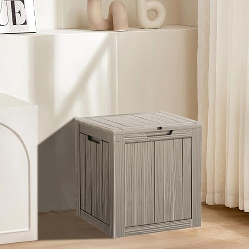 35 Gallon Resin Deck Box (Grey / 35 Gallon)