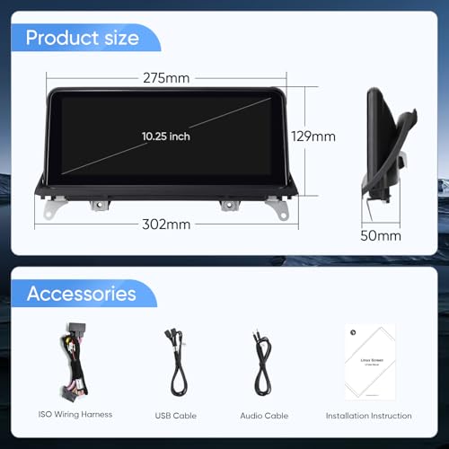 10.25'' CarPlay Screen Radio for BMW X5 E70 (10.25 Inch)