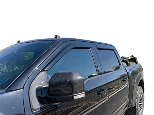 Outside Rain Guards Compatible with Nissan Versa Hatch Sedan 07 (for Versa Sedan Hatchback 2007-2011)