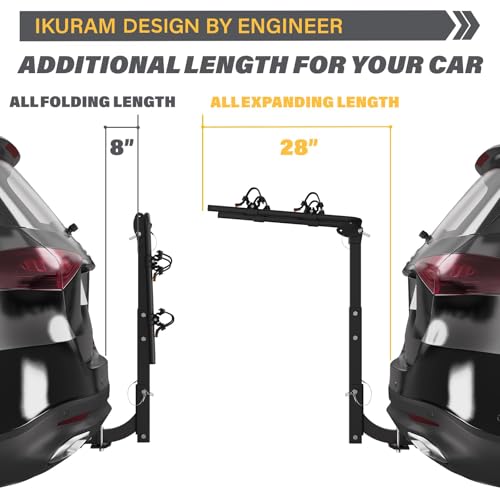 2 Bike Hitch Mount Foldable Bicycle Carrier (2-BIKE RACK)