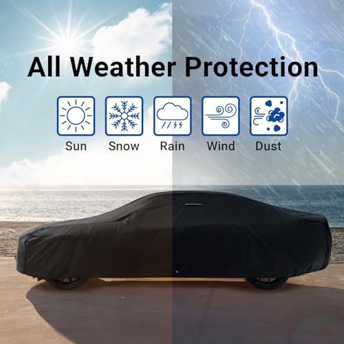 Waterproof Car Cover for 1975 (37. Cosworth Vega 1975-1976 / Black)