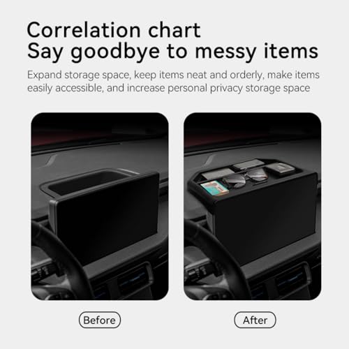 Dashboard Storage Box Compatible with Ford Maverick 2025