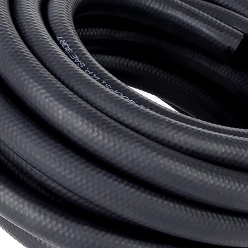 5 16" ID Fuel Hose Line Push Lock NBR Rubber SAE 30R7 300PSI 25ft (5/16" ID 25ft)