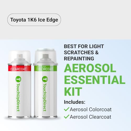 Car Paint Touch Up Spray Kit (Aerosol Spray - Essential Kit / Ice Edge)