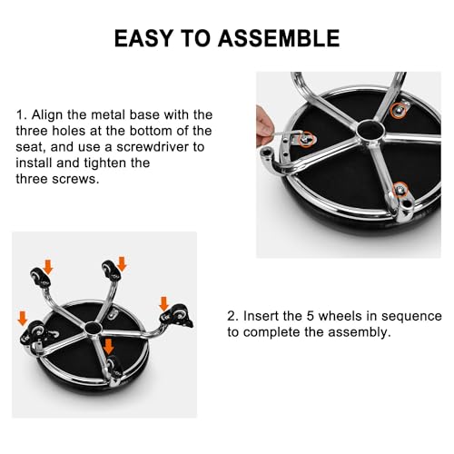 Low Rolling Stool (Style 2)
