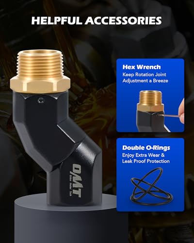 OMT 1" NPT Fuel Hose Nozzle Swivel Kit (1PCS 1"NPT / Fuel Hose Nozzle Swivel)
