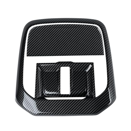Front Roof Reading Light Lamp Cover Interior Trim Decal Only for 2025 2026 Subaru Forester Accessories ABS Carbon Fiber Stickers (Front Roof Reading Light Decal)