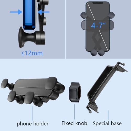 Car Phone Holder Center Console Organizer for Toyota Sienna 2021