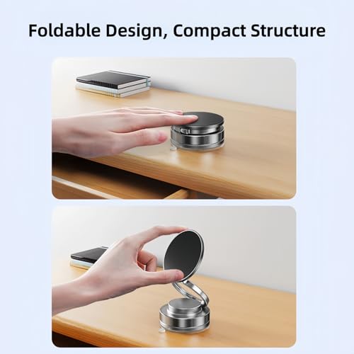 2026 Upgraded Magnetic Car Phone Holder for Magsafe (E. T28-Black Base)