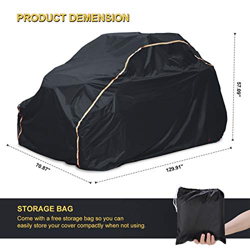 PRO XP Cover X3 Heavy Duty UTV Cover 2 Seater Large Size Compatible with Can (Large)