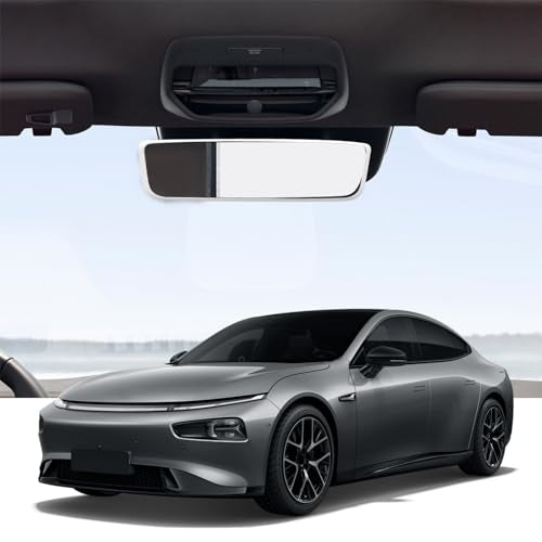 Car Rear View Mirror Protector Frame (White-1PCS)