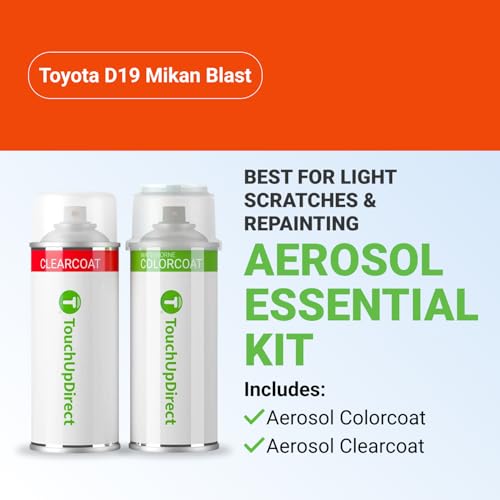Car Paint Touch Up Spray Kit (Aerosol Spray - Essential Kit / Mikan Blast)