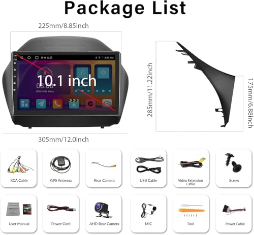 2+64G Android Car Stereo for Hyundai Tucson IX35 2010 (4-Core 2+64G with CarPlay 26UI)