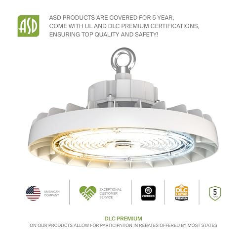 150W LED High Bay UFO Lighting (White)