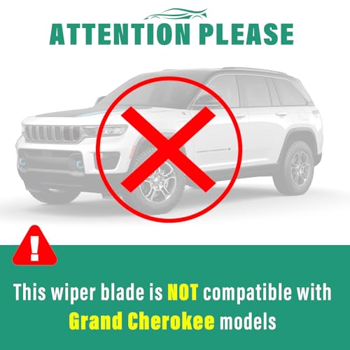 Windshield Wiper Blades Replacement for Jeep Grand Cherokee L (26" 20" 11")
