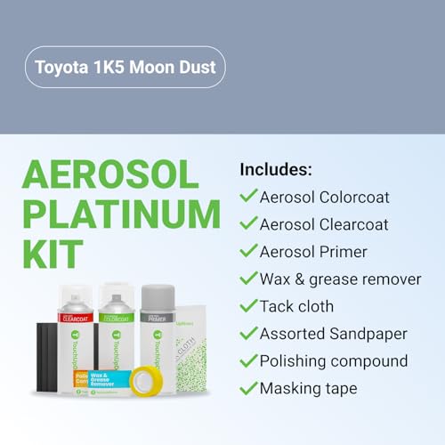 Car Paint Touch Up Spray Kit (Aerosol Spray - Platinum Kit / Moon Dust)