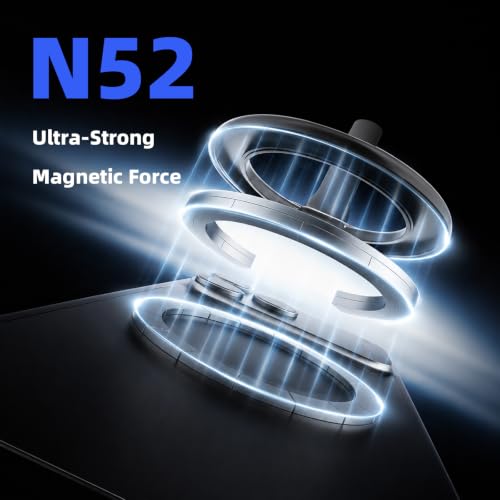 Magnetic Phone Mount for Car Dashboard (Grey(A20))