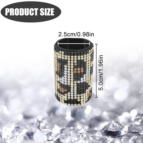 Upright Car Chapstick Holder (Leopard print)