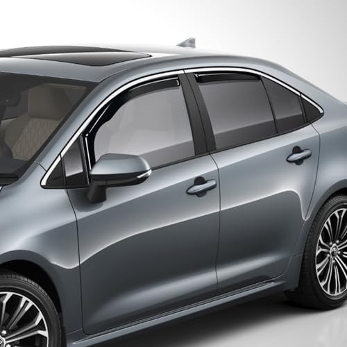 in Channel Rain Guards for Toyota Corolla Sedan 2020 (Toyota Corolla 2020-2026)