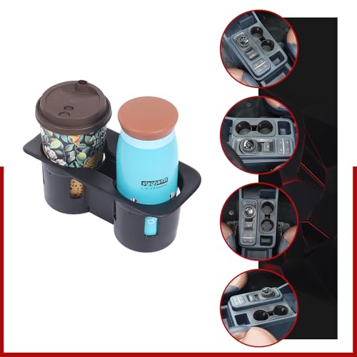 Center Console Cup Holder Insert Compatible with Ford Maverick 2022 (A Set)